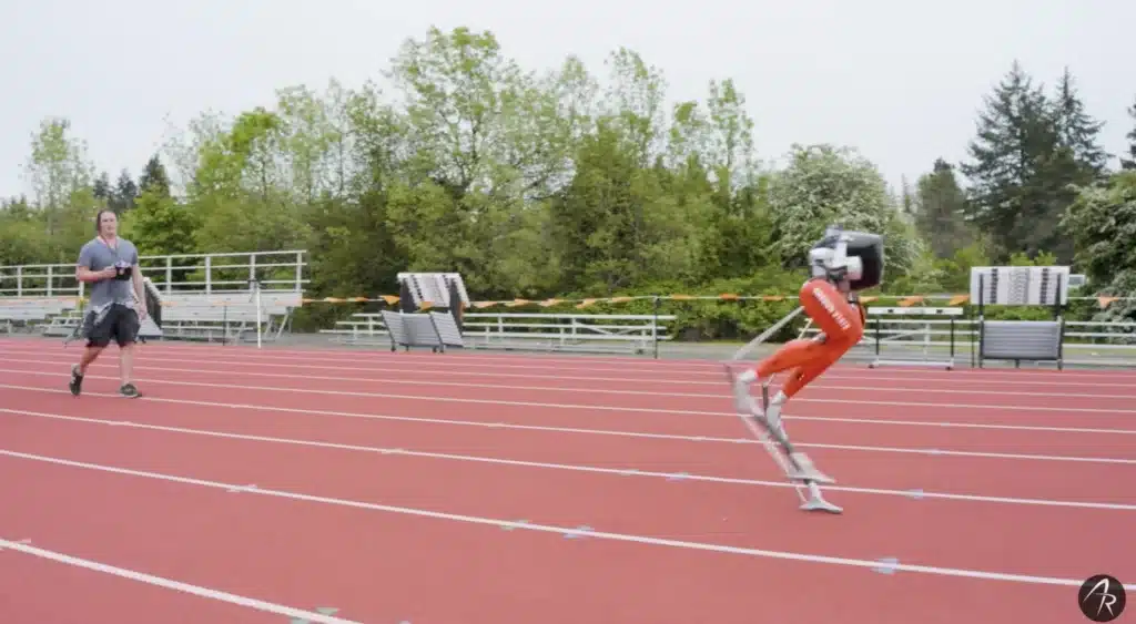 Two-legged robot's 100-meter record is astonishingly quick