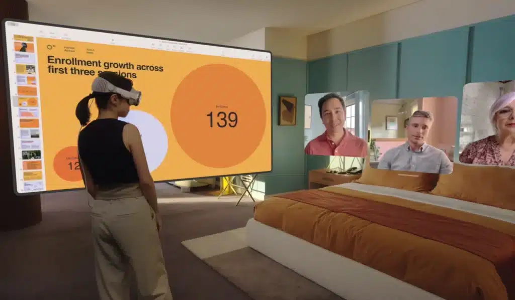 POV video shows how the Apple Vision glasses work in public