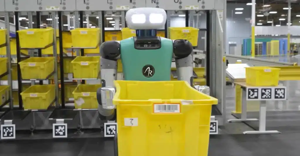 Amazon introduces two-meter tall humanoid robots to work in its warehouses