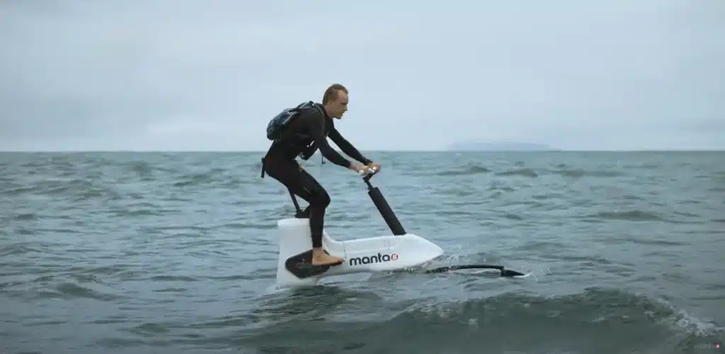 World's first water ebike is half bike, half plane