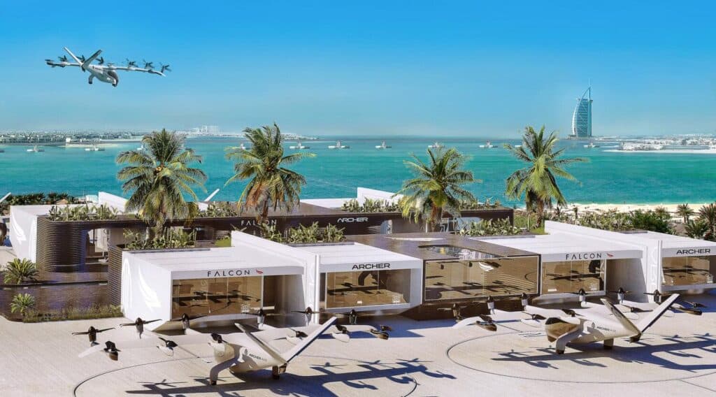 Soon people can travel from Dubai to Abu Dhabi in 10 minutes with air taxi ride