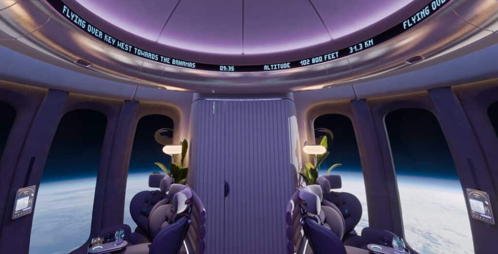 Space balloon lounge