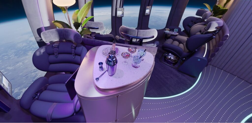 Space balloon lounge