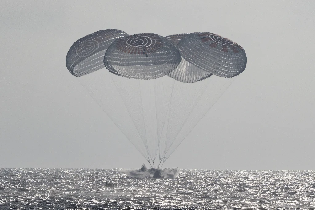 SpaceX successfully brings four astronauts back to Earth after 8 months in space following flawless return journey
