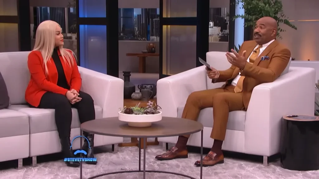 Steve Harvey meets the woman who went viral for sounding exactly like Siri and he can't believe what he hears