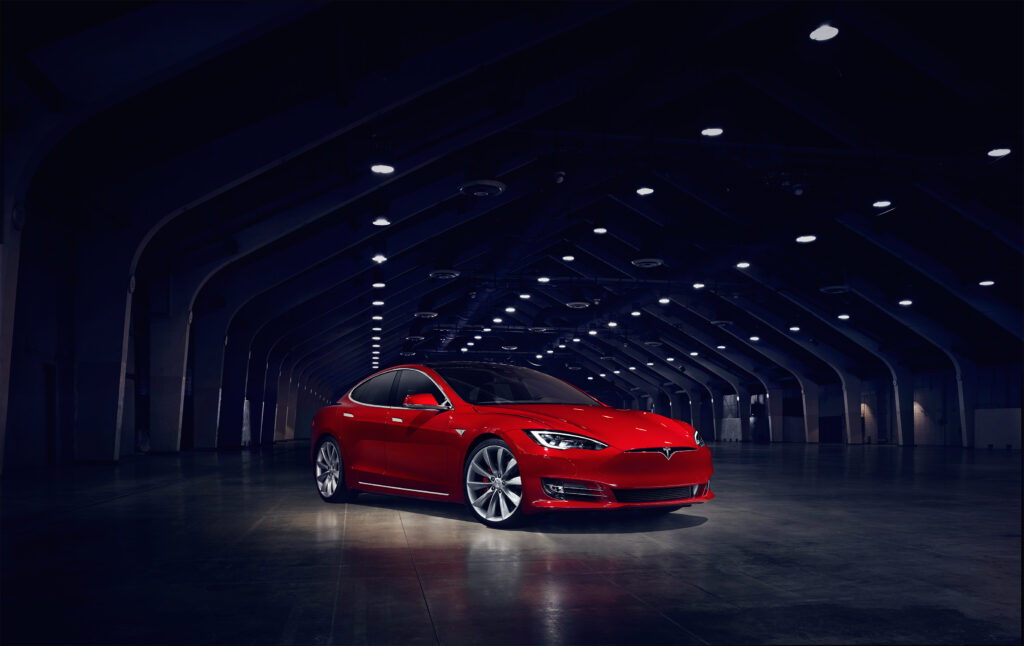 Tesla sells Bitcoin: Tesla Model S Front