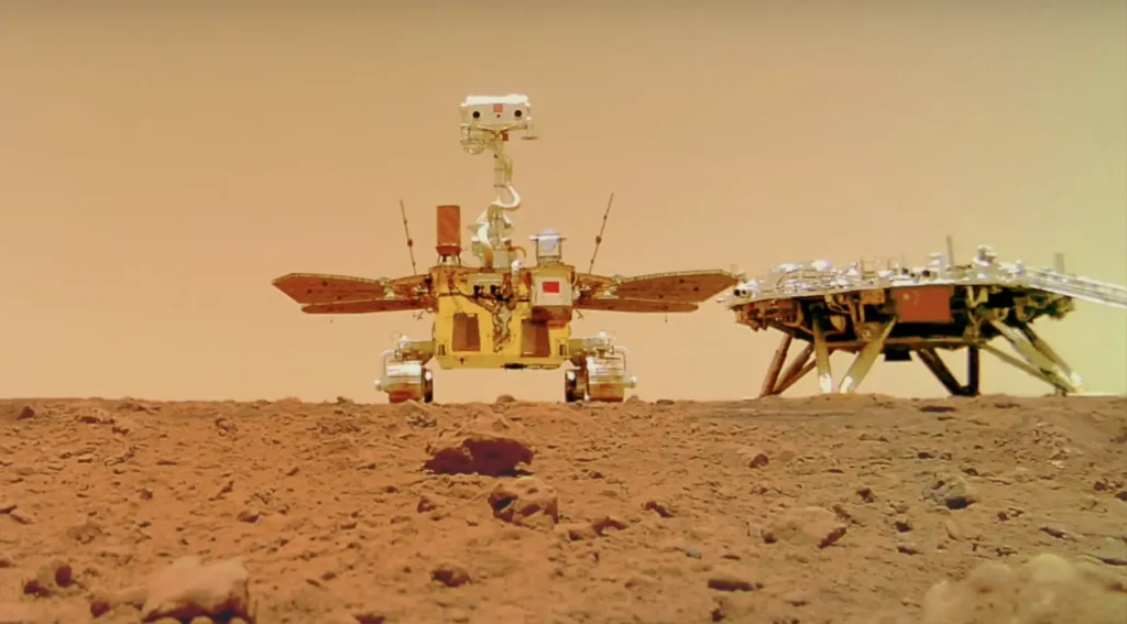 China spacecraft Tianwen-1 on Mars