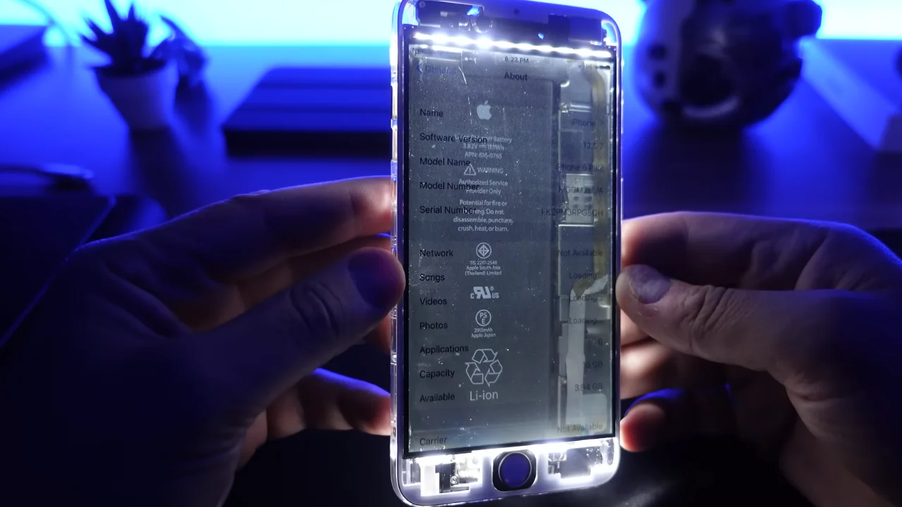 US man shows off fully transparent iPhone 6 Plus but reveals there's a big risk to owning one