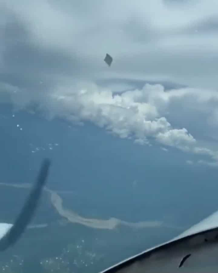 UFO footage close up shot