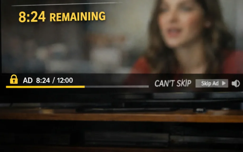 Long ads that can't be skipped will allegedly be illegal next month, but only in one country