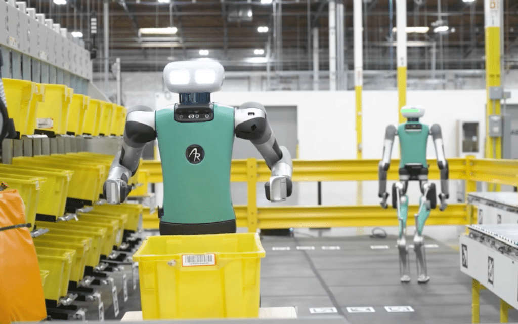 Amazon introduces two-meter tall humanoid robots to work in its warehouses