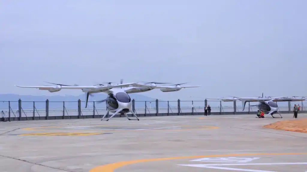 AutoFlight eVTOL air taxi landing pad