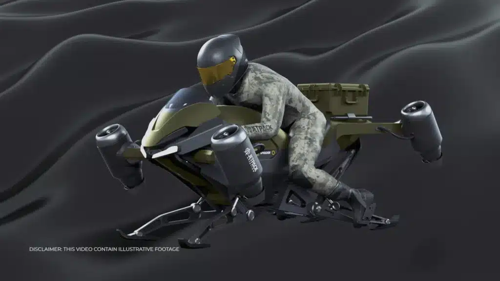 World's first flying motorcycle