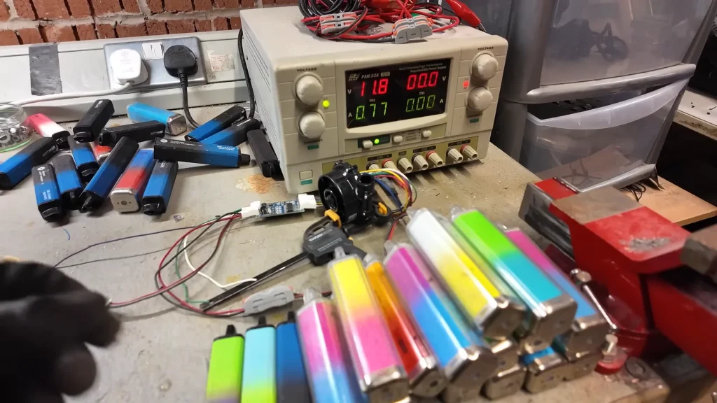 Man uses 500 disposable vapes and DIY solar to see if he can live entirely off-grid