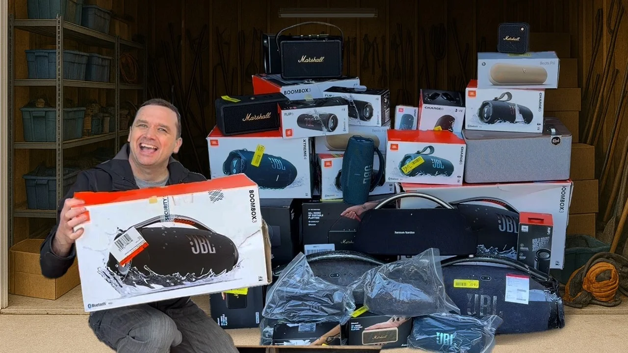 American buys 35 broken wireless speakers for $792 to see how many he can get working and it turns out to be more than worthwhile
