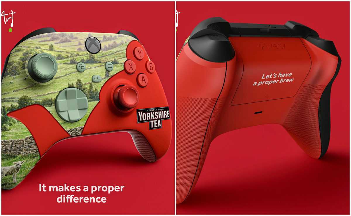 This Yorkshire Tea Xbox controller is what every proper brew lover needs