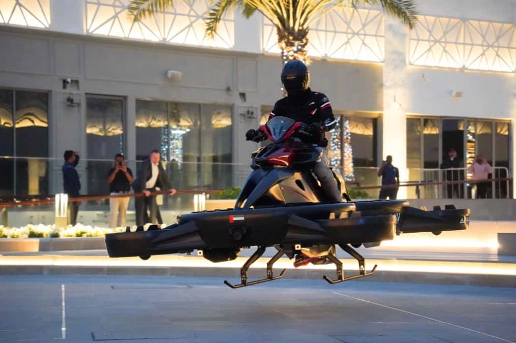 XTurismo being flown in Abu Dhabi