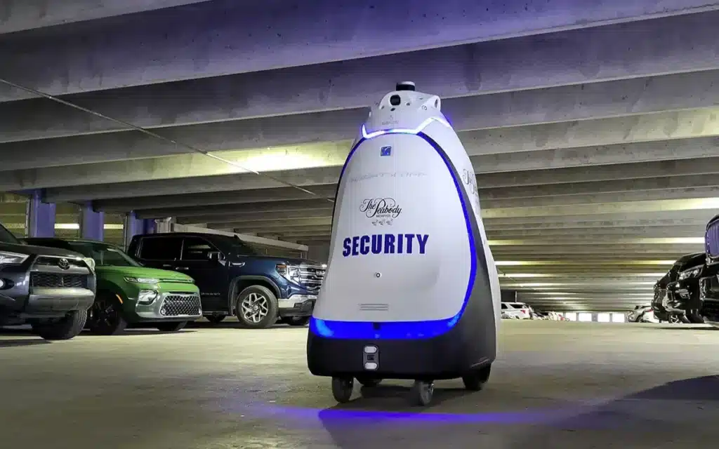 This Maryland robot, built by Knightscope, is the local police's latest method to enhance safety in public garages