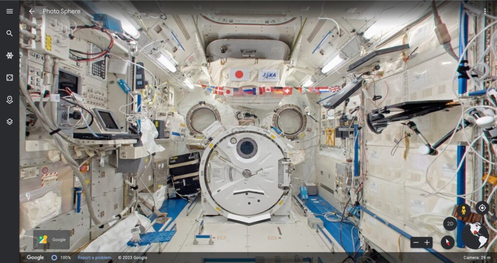aboard the International Space Station