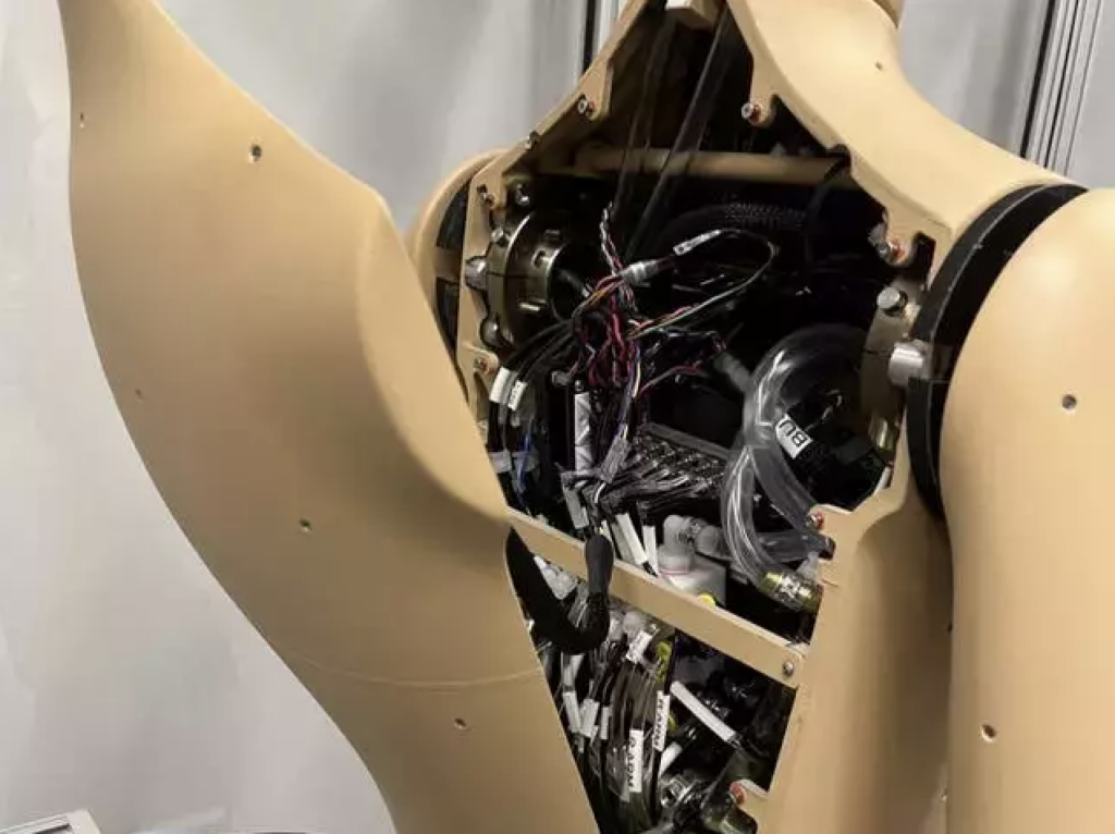 ANDI is the world's first 'breathing, sweating and shivering' robot