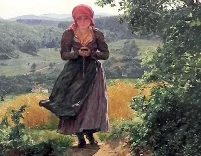 Viral painting from 150 years ago of 'time-travelling' woman holding an iPhone has been explained