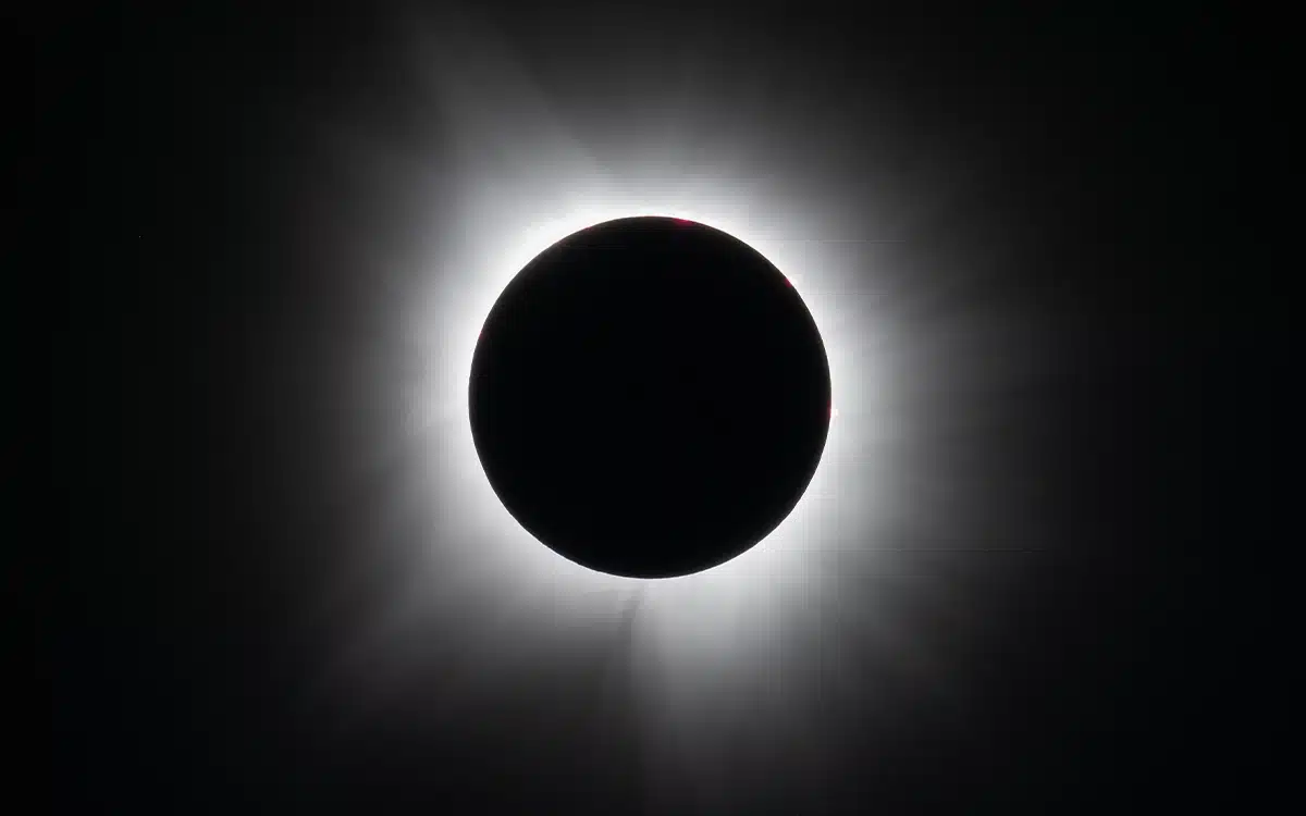 Elon Musk shares spectacular rare view of the solar eclipse from a Starlink satellite in orbit