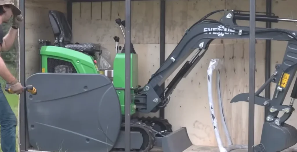 Man orders mini excavator from China and it arrives after months of waiting looking tiny