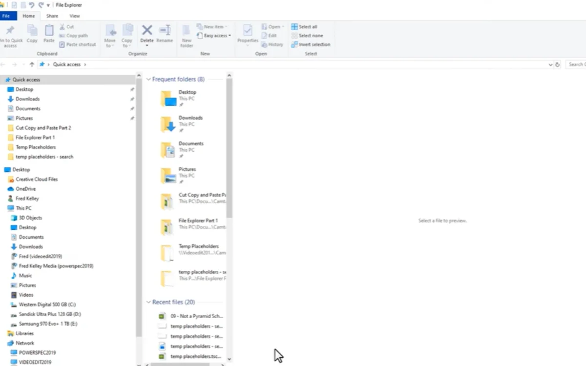 Windows File Explorer has some clever tips and tricks you can use to speed everything up