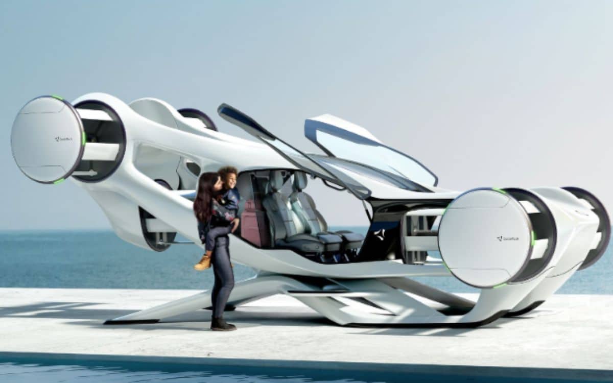 Electric air car of the future does not even use propellers