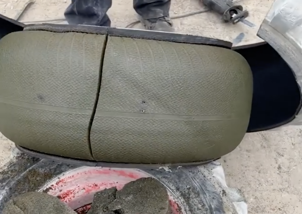 Foam-filled tires