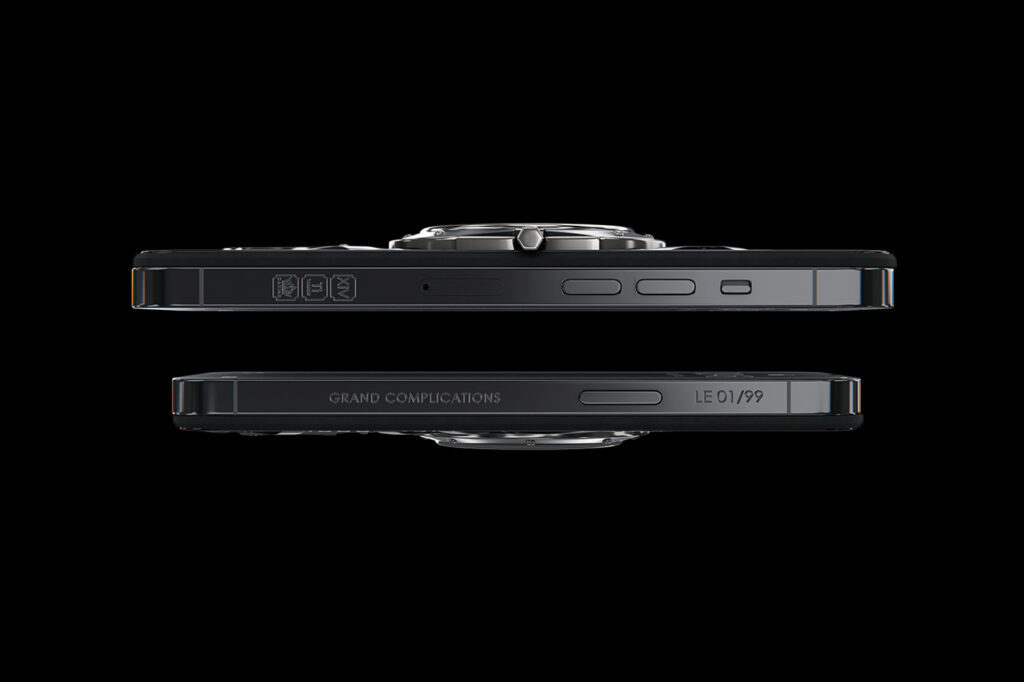 iPhone 14 with integrated movement side profile