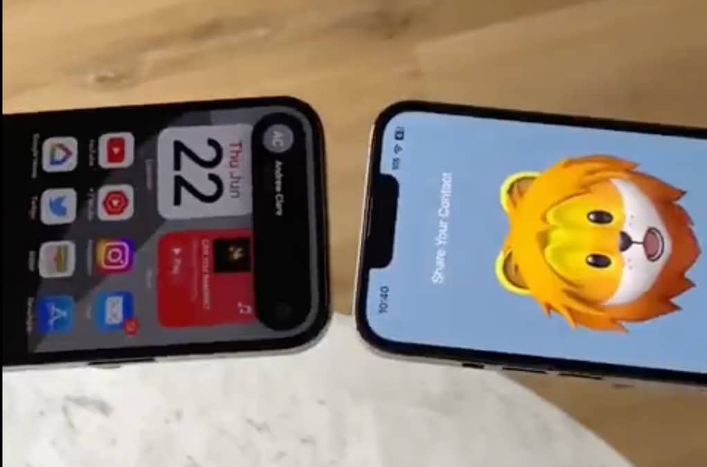 iPhone 15 NameDrop