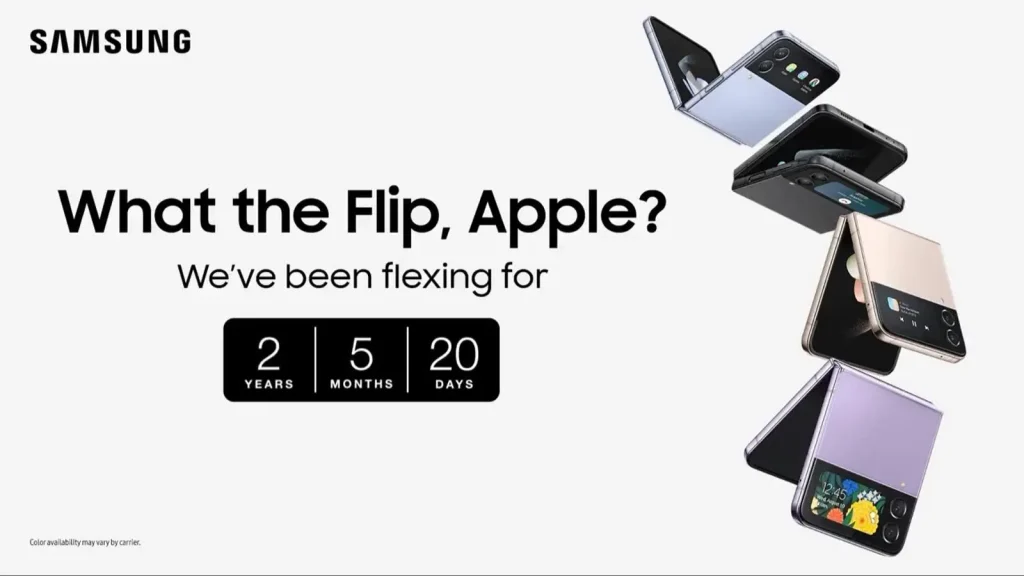 Samsung bought a billboard right next to Apple's to pull off ultimate troll about iPhone Duo