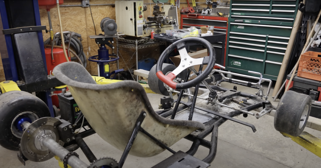 Jet-powered go-kart