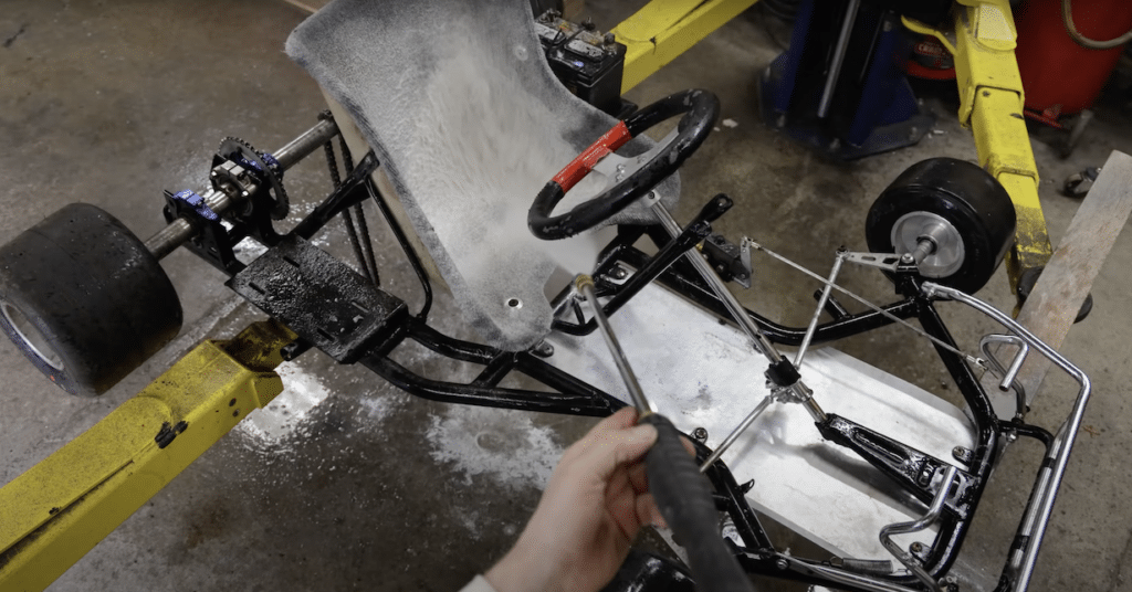 Jet-powered go-kart