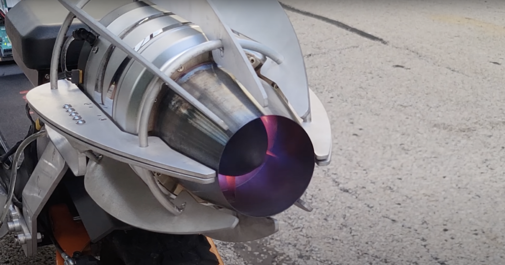 Jet-powered scooter