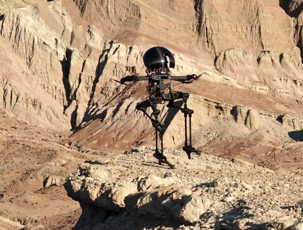 LEO, a bipedal robot that can walk, fly and skateboard, was created by researchers at Caltech