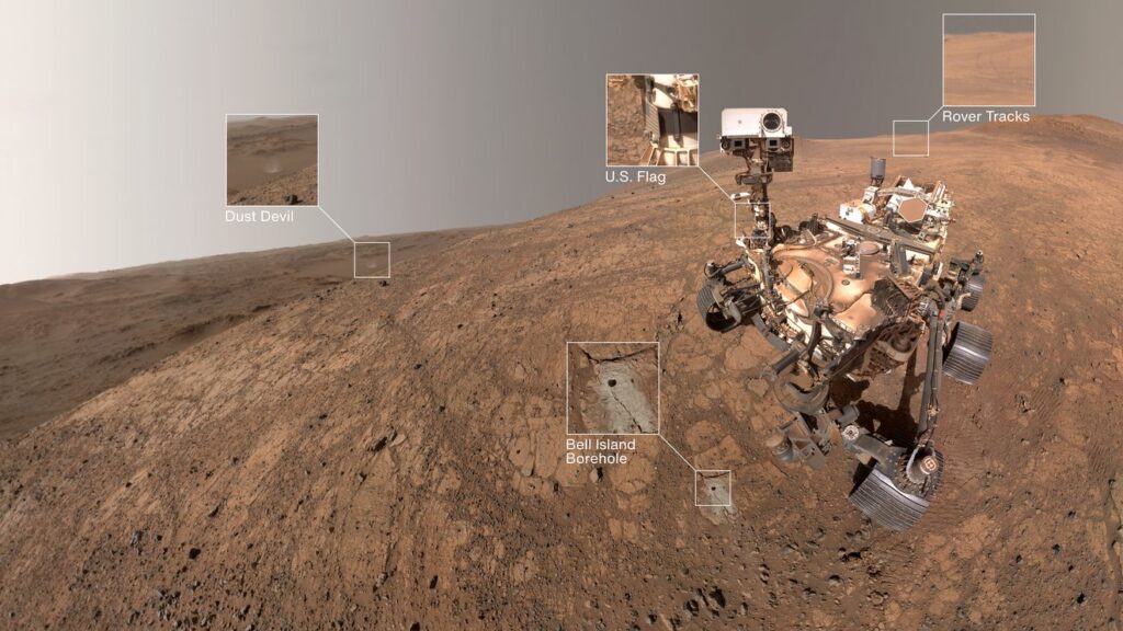 NASA's Perseverance Rover takes 'classic' selfie on Mars with unexpected guest