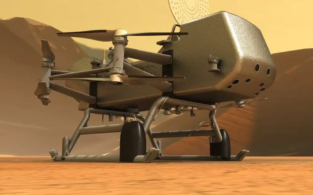 nasa dragonfly drone saturn moon