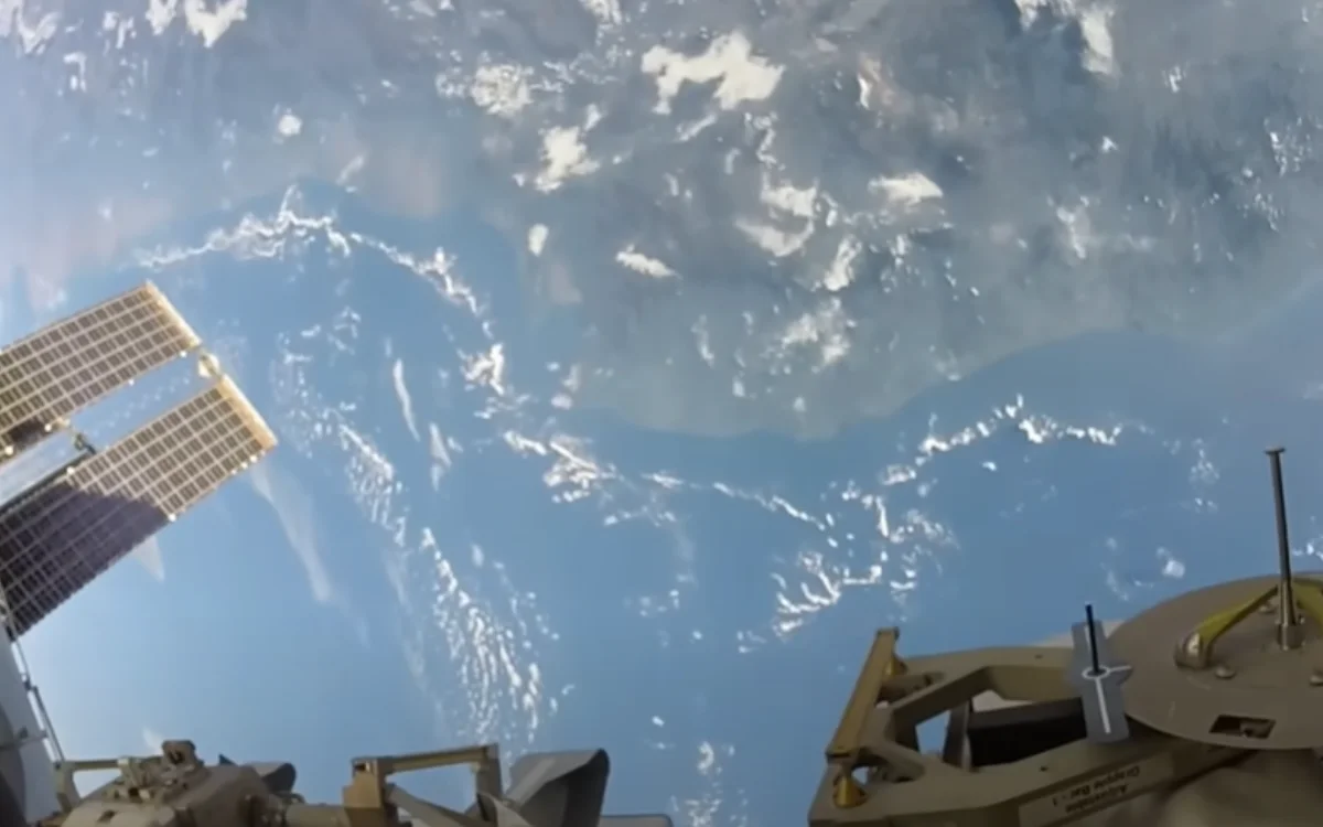 Breathtaking POV footage from a spacewalk on the ISS shows the kind of cinema astronauts get to see
