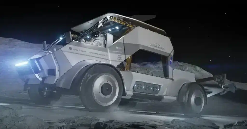 NASA reveals lunar racer car that'll transport astronauts to uncharted destinations on the Moon