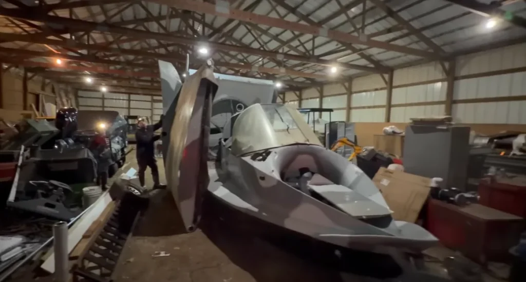 A one-of-one Navy hovercraft sends a YouTuber flying cross-country, and getting it home turns into something far stranger than expected.