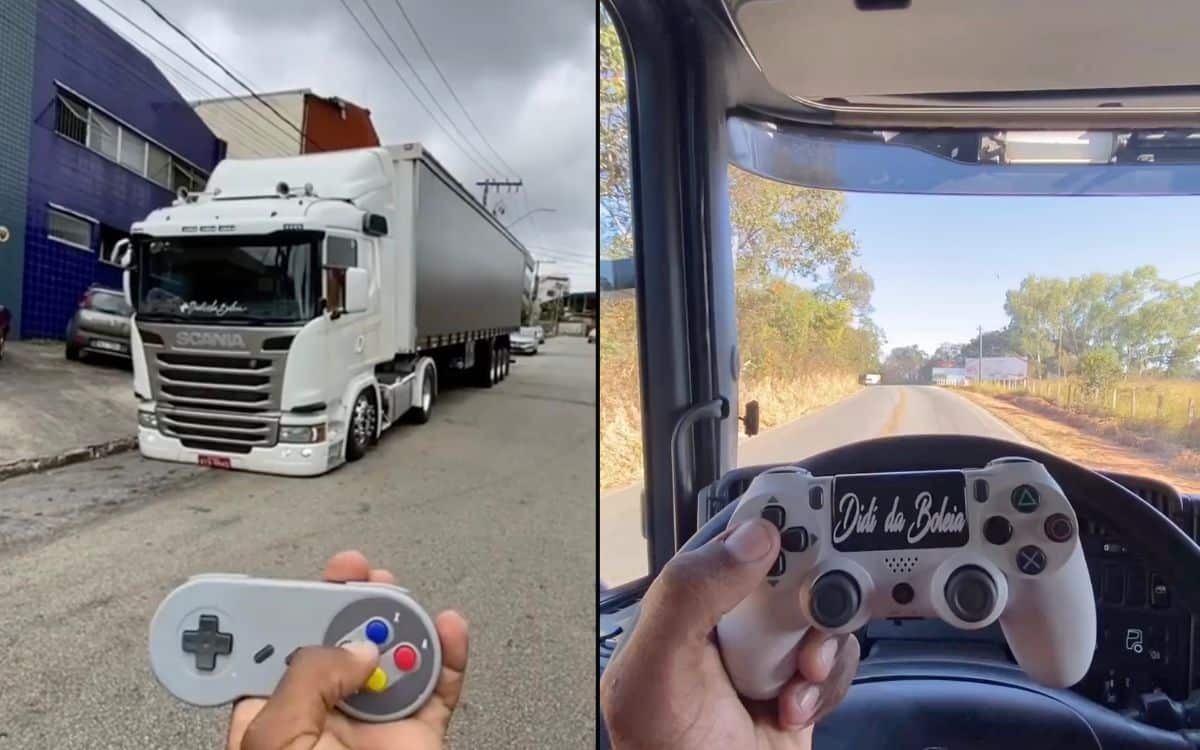 driving-trucks-with-gaming-console-playstation-controller