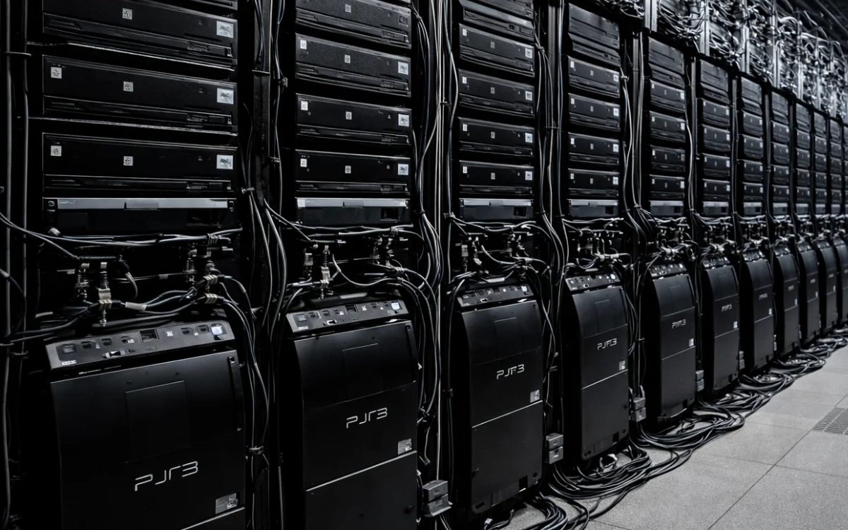 The US Air Force used 1,716 PlayStation 3 consoles to build a supercomputer
