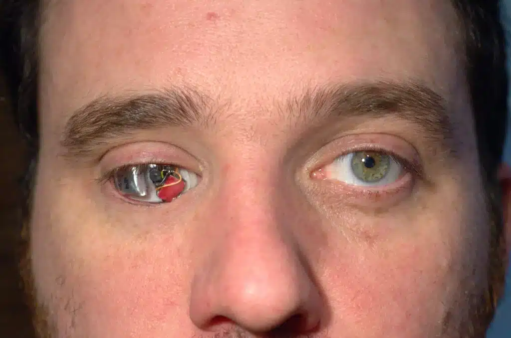 Man explains why replaced his lost eye with wireless camera