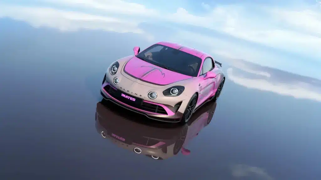 Rocket League collab turns the Alpine A110 into a pink esports show car