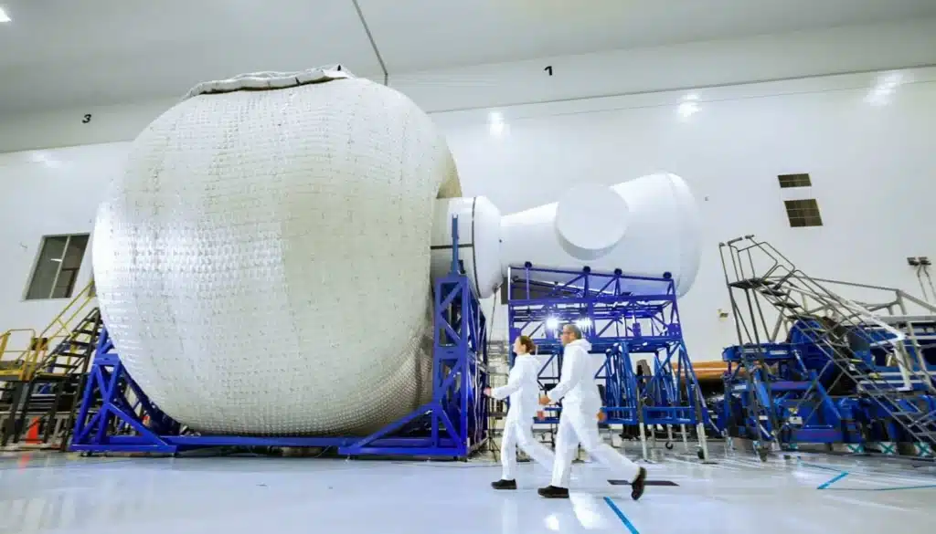 inflatable space station sierra space iss