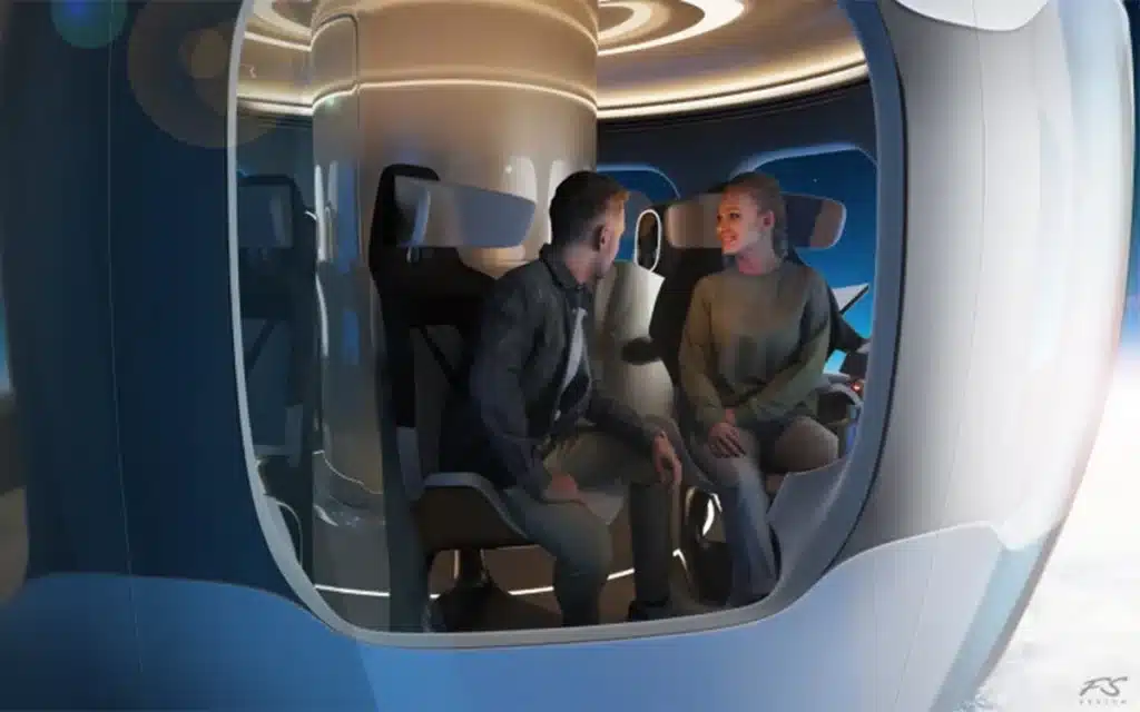 space capsule aurora capsule halo space