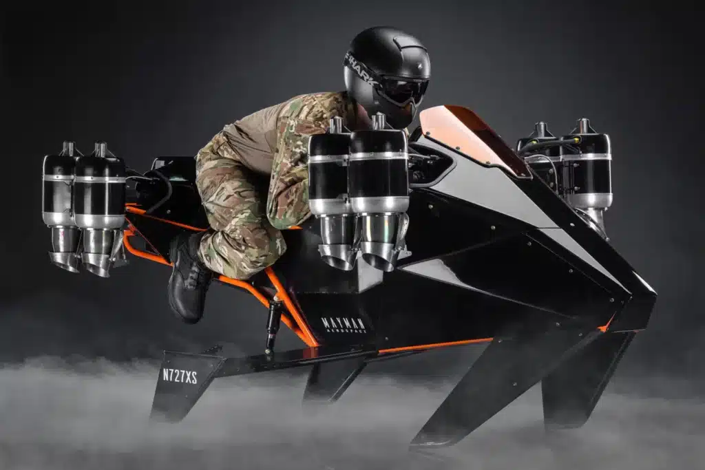 Mayman Aerospace flying motorcycle