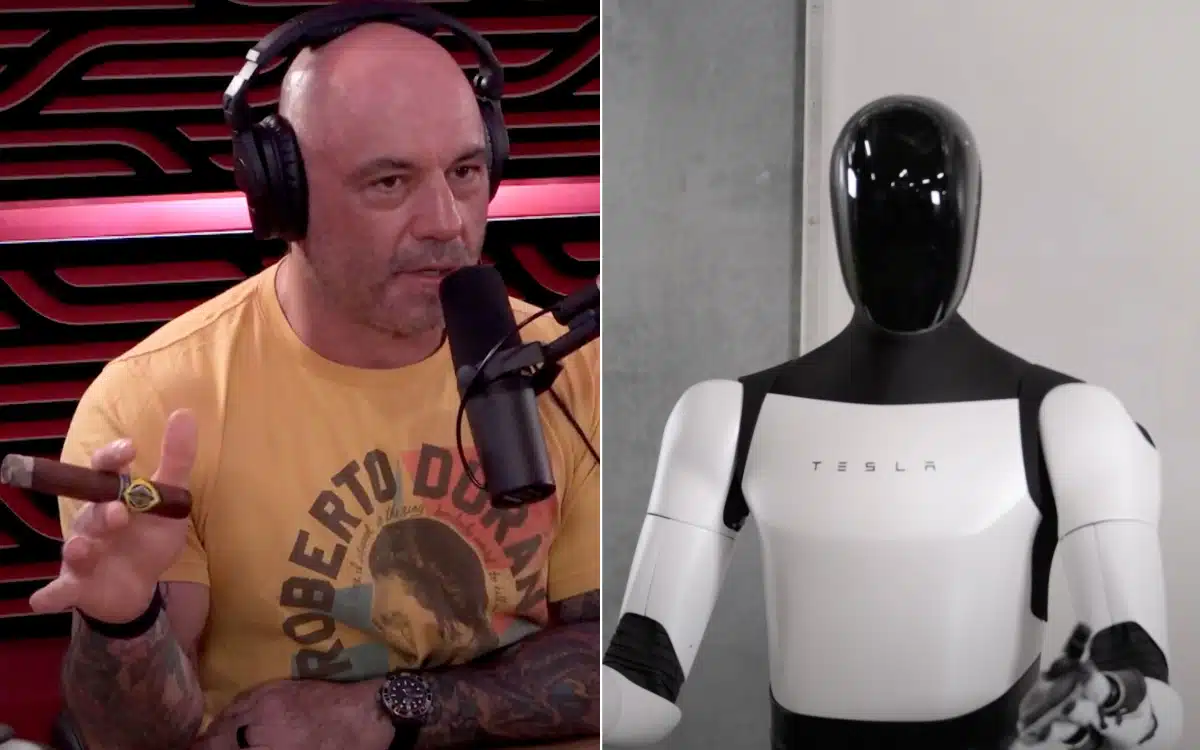 Joe Rogan stunned watching Tesla’s Optimus Gen 2 robots mimic humans perfectly